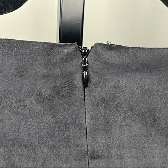 Cece by Cynthia Steffe Black Vegan Suede Little Black Dress, Size Med, NWOT. - Picture 7 of 9